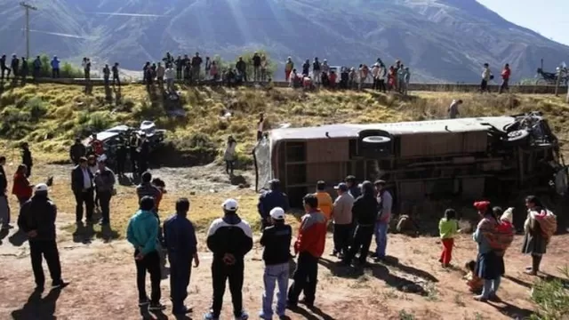 Accidente de carretera en Cusco. Foto referencial: El Comercio