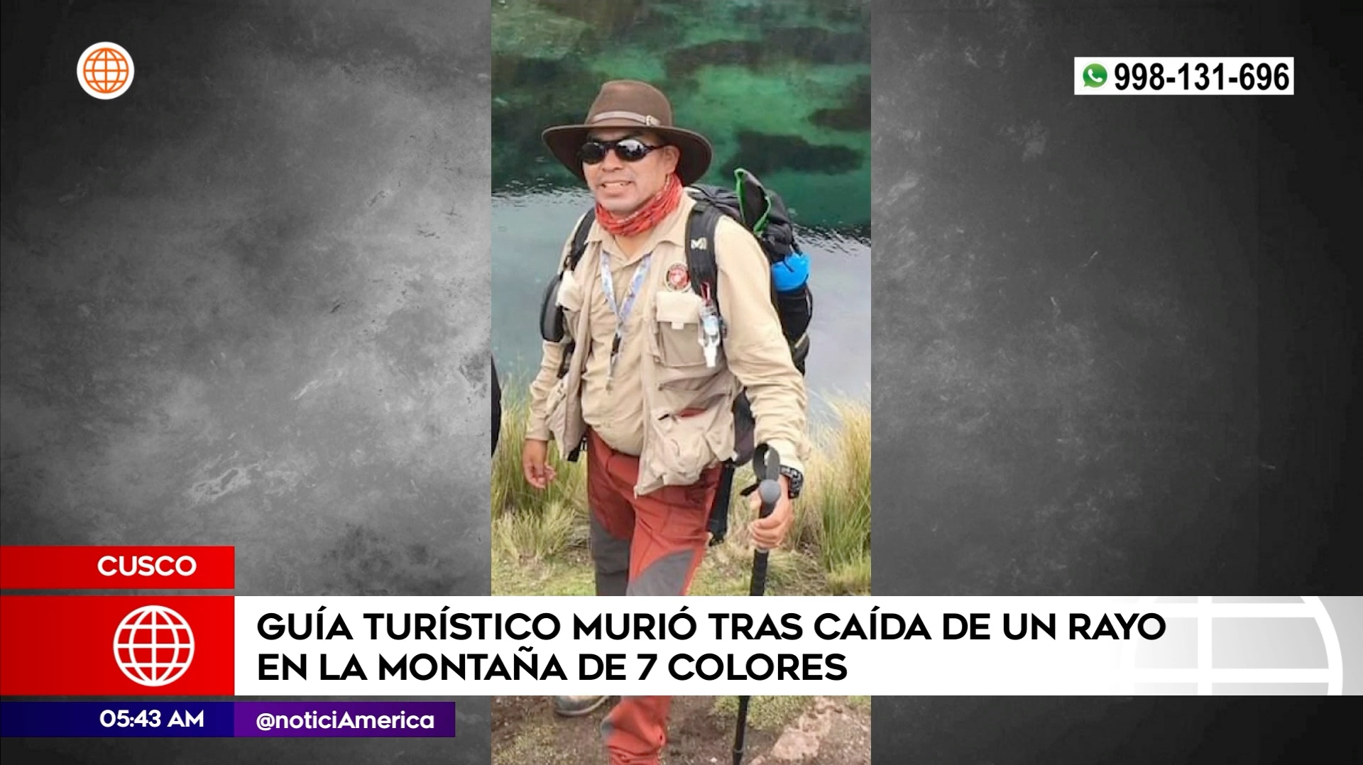 Guía turístico murió en Cusco. Foto: América Noticias