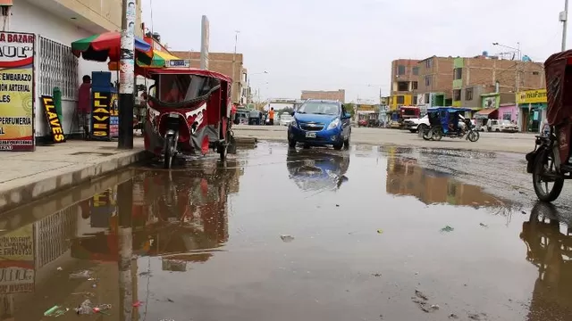 Inundaciones en Chiclayo. Foto referencial: Andina