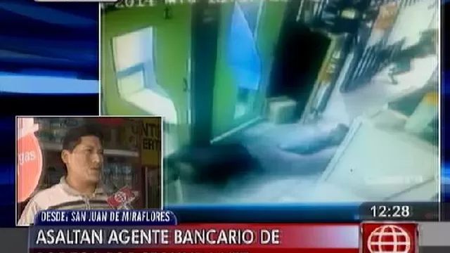 Delincuentes armados asaltan por segunda vez agente bancario de bodega en SJM