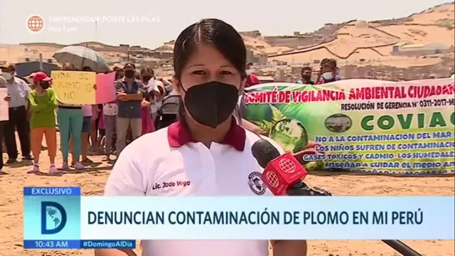 Denuncian contaminación de plomo en Mi Perú