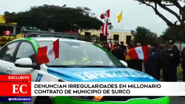 Denuncian irregularidades en millonario contrato de la Municipalidad de Surco