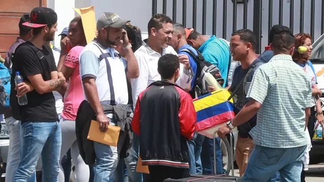 Venezolanos en el Perú. Foto: Andina