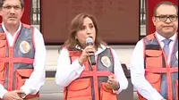Presidenta Boluarte invocó a los peruanos a participar en los próximos simulacros de prevención