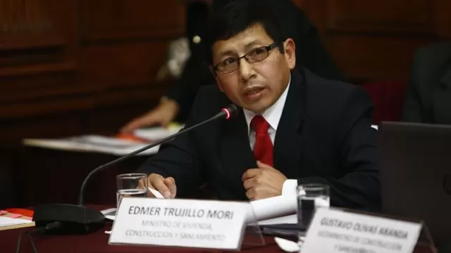 Edmer Trujillo, ministro de Vivienda. Foto: Per&uacute;21.