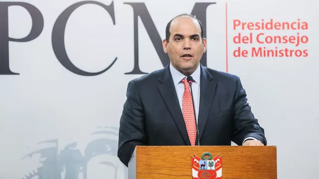 Presidente de la PCM, Fernando Zavala. Foto: Agencia Andina