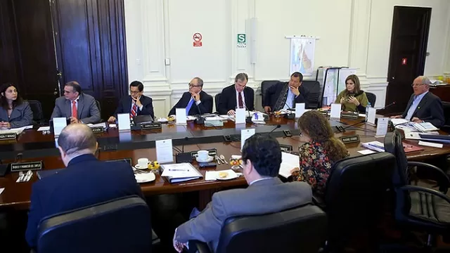 Consejo de Ministros. Foto: PCM Perú