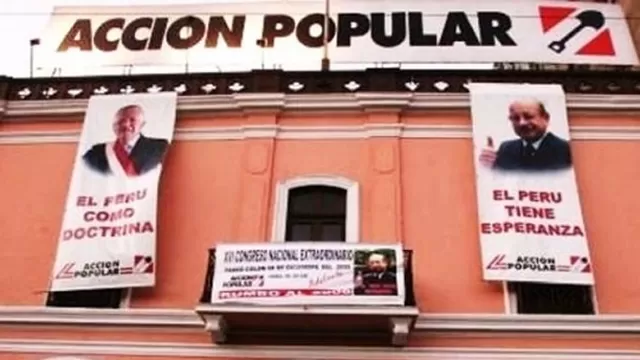 Acción Popular participará en elecciones 2020. Foto: El Comercio