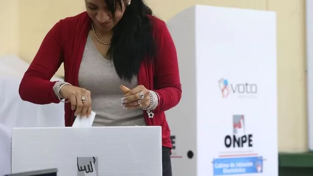Elecciones congresales 2020. Foto referencial: Andina