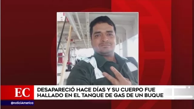 Callao: desapareció hace días y su cuerpo fue hallado en el tanque de gas de un buque