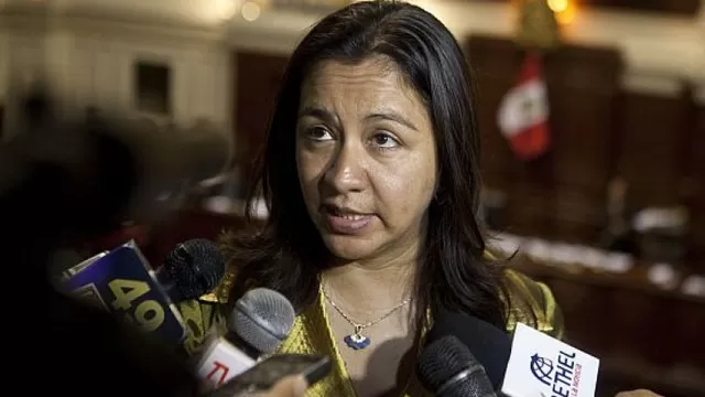Congresista Marisol Espinoza. 