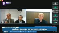 Este lunes continuará el juicio oral contra Alejandro Toledo por caso Interoceánica Sur: 