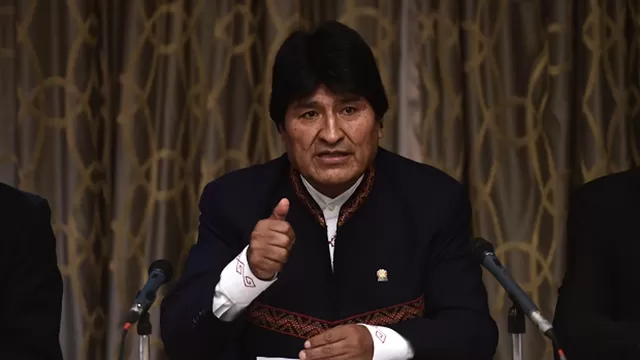 Evo Morales, presidente de Bolivia. Foto: AFP