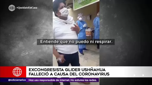 Excongresista Glider Ushñahua falleció en Ucayali a causa del coronavirus