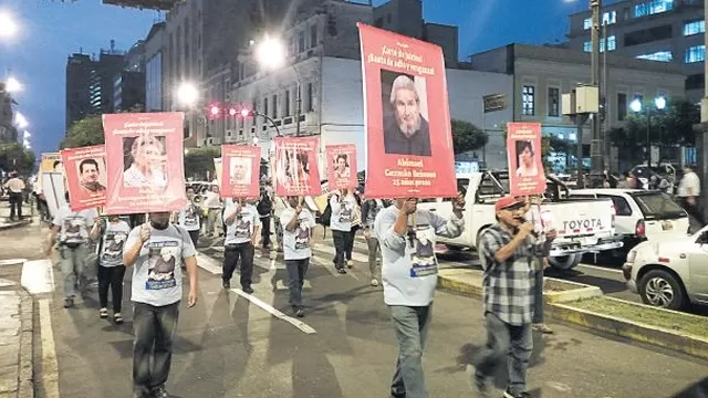 Marcha del Movadef. Foto: El Comercio