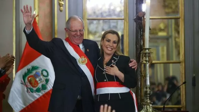 Fiorella Molinelli y el presidente PPK. Foto: Agencia Andina