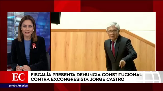 Fiscal de la Nación denunció constitucionalmente al excongresista Jorge Castro