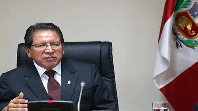 Pablo Sánchez, fiscal de la Nación. Foto: Andina