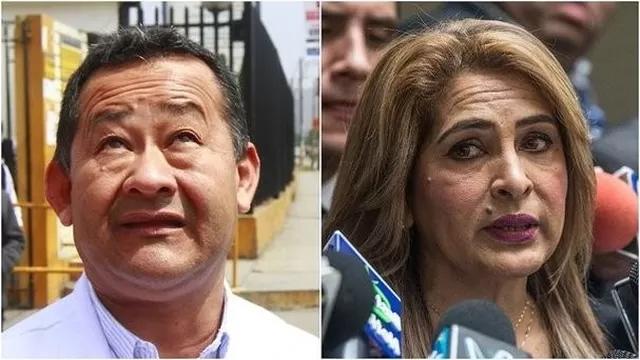 Congresista Bienvenido Ramírez y Maritza García.
