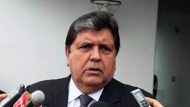 Alan García, ex presidente del Perú. Foto: Andina