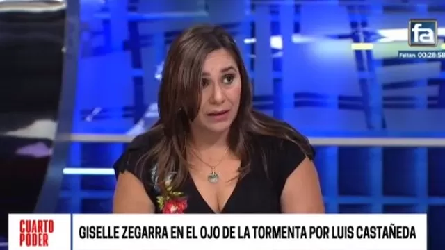 Giselle Zegarra: "Yo he sido la única que se ha presentado en la Fiscalía"