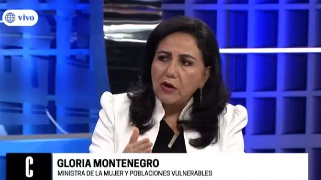 Gloria Montenegro, ministra de la Mujer. Foto: Cuarto Poder
