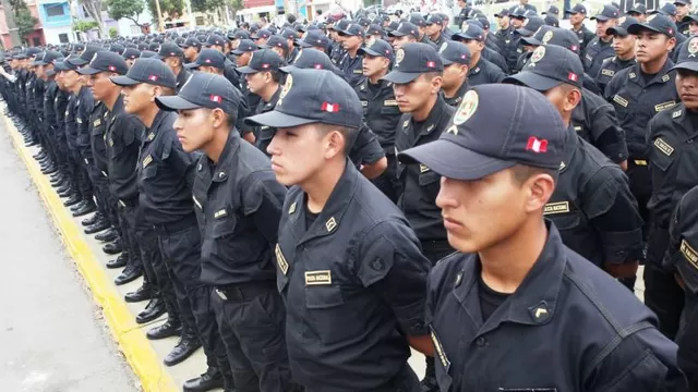 Policía Nacional. Foto: Andina.