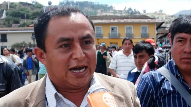 Gregorio Santos, gobernador de Cajamarca. Foto: Andina.