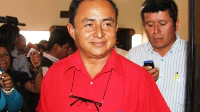 Gregorio Santos, preso ex gobernador de Cajamarca. Foto: archivo Perú 21.