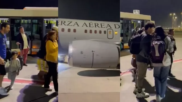 Peruanos varados en Israel abordaron avión presidencial para ser evacuados