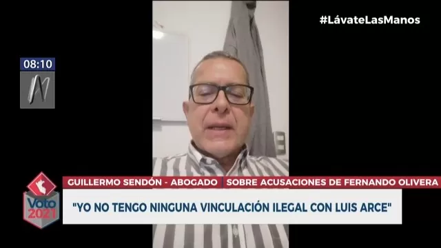 Guillermo Sendón: “No tengo ninguna vinculación ilegal con Luis Arce”