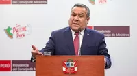 Gustavo Adrianzén descartó cambio de ministros: “Nosotros nos vamos a regir por los resultados”