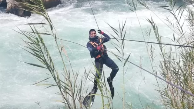 Yauyos: Encuentran cuerpo de hombre en el río Cañete. Foto: Marina de Guerra