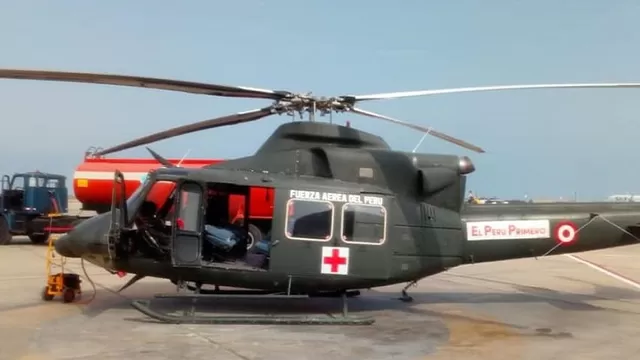 Helicóptero de la FAP evacuará a heridos tras accidente en la Panamericana Norte en Huaura / Foto: FAP