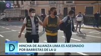 Hincha de Alianza Lima fue asesinado por barrista de la U