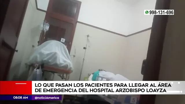 Hospital Loayza: obras inconclusas ocasionan problemas a pacientes
