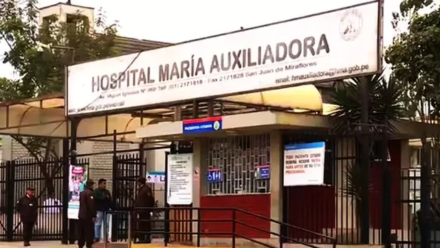 Hospital María Auxiliadora ejecutó solo el 4.7% del presupuesto para COVID-19, según auditoría