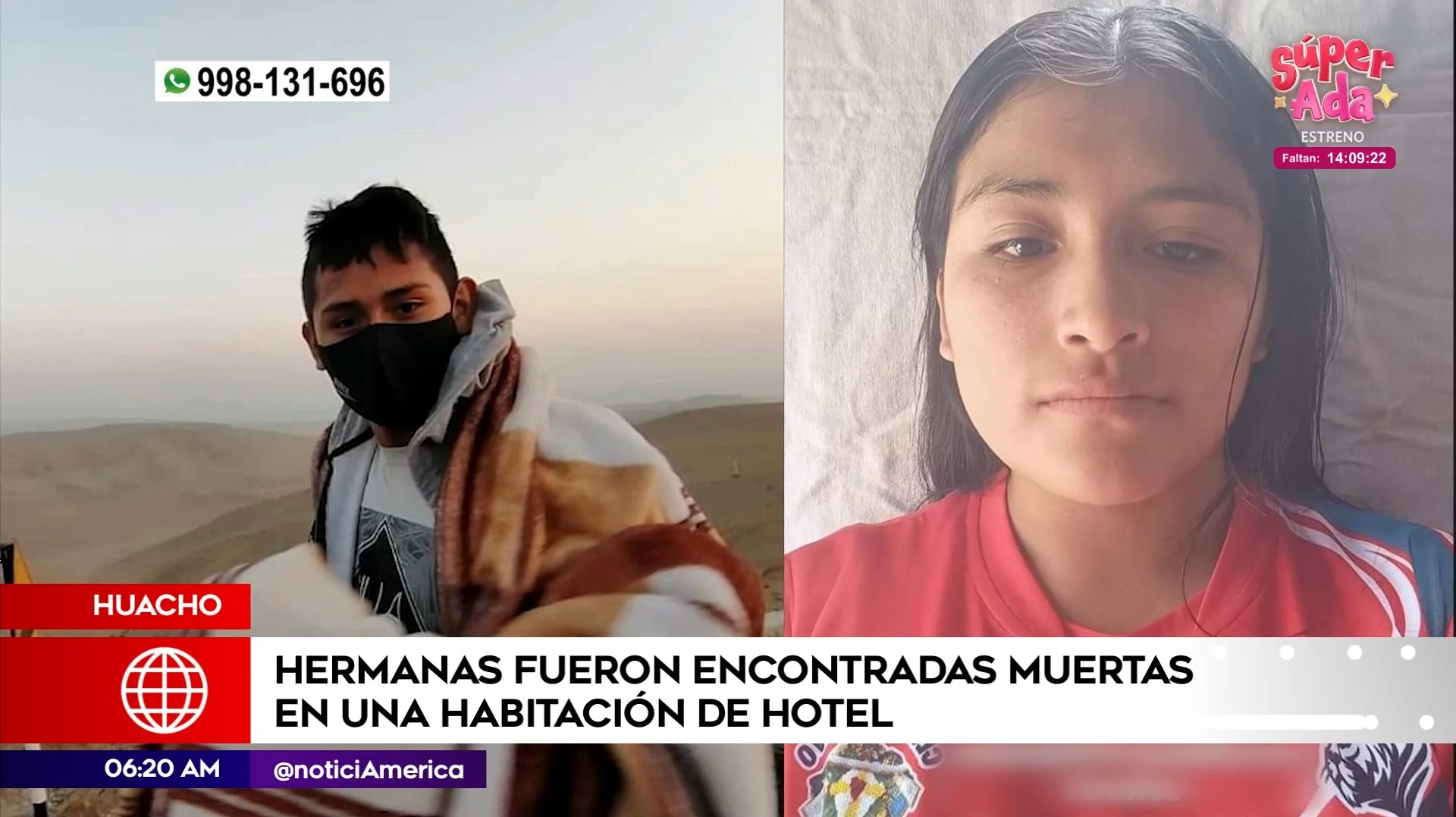 Doble crimen en Huacho. Foto y video: América Noticias