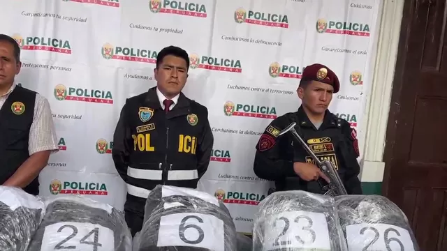 Huancavelica: Efectivos de la Policía Nacional incautan más de una tonelada de insumos químicos