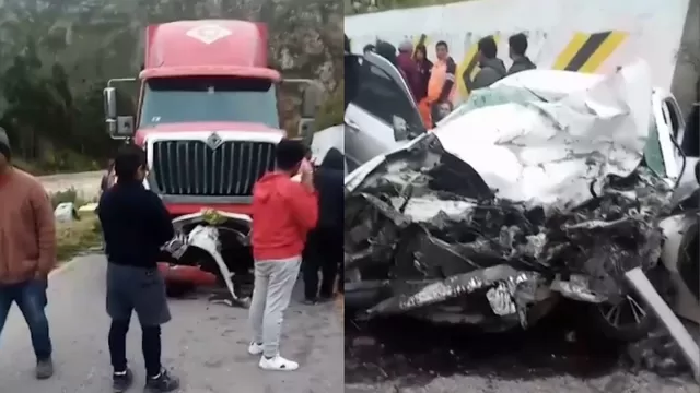 Huancayo: Dos muertos y tres heridos dejó accidente en la Carretera Central
