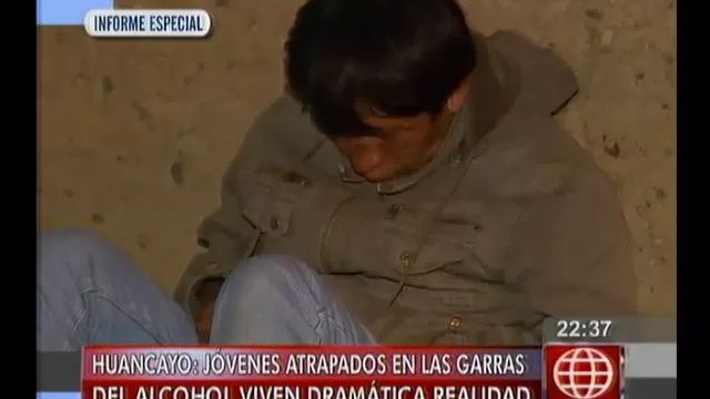 Huancayo: jóvenes atrapados en el alcohol viven dramática realidad