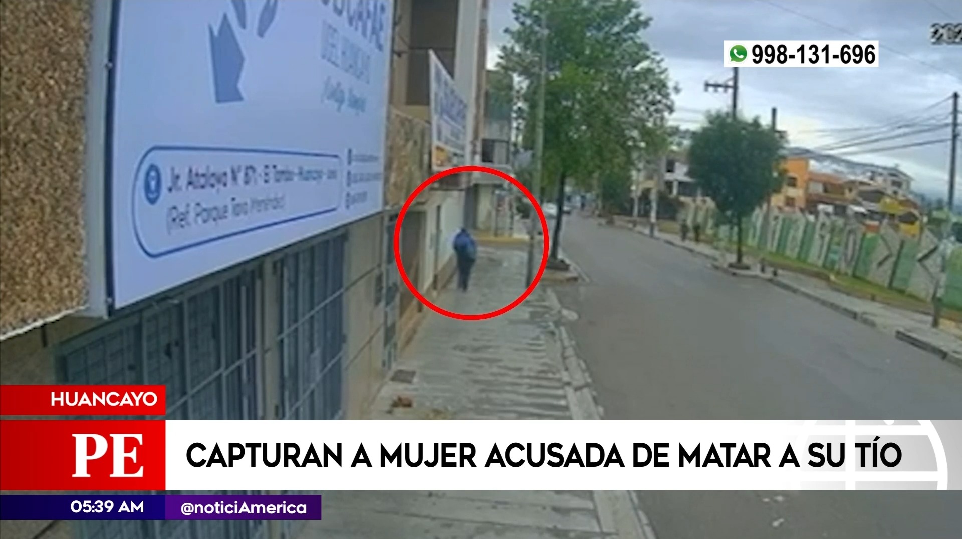 Asesinato en Huancayo. Foto: América Noticias