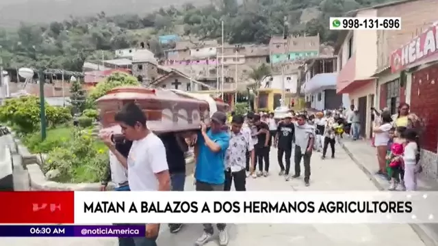 Huarochirí: Sicarios mataron a balazos a hermanos agricultores