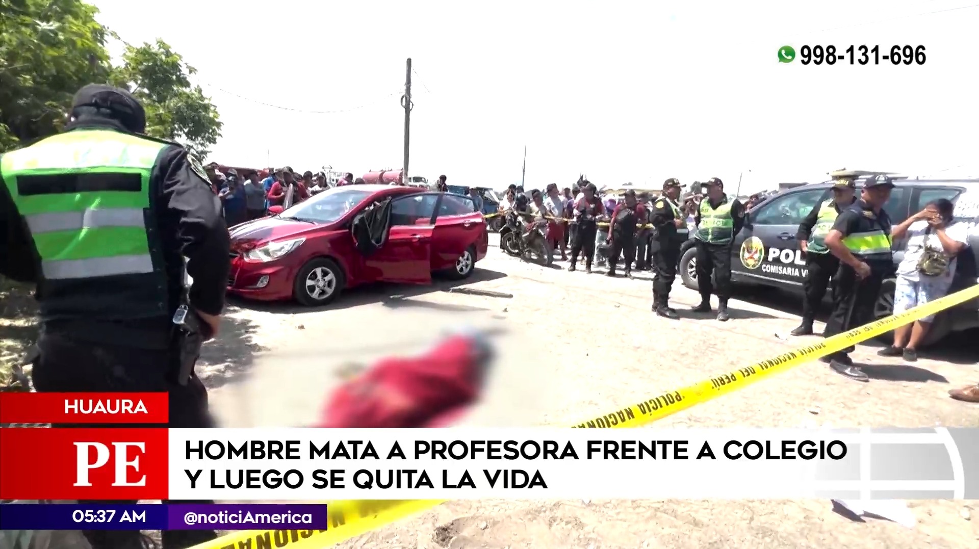 Asesinato en Huaura. Foto: América Noticias