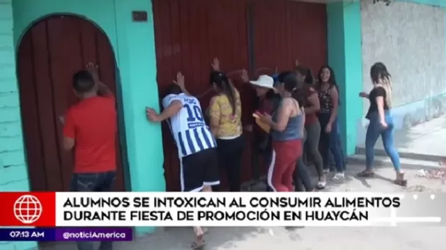 Huaycán: alumnos se intoxican al consumir alimentos en mal estado