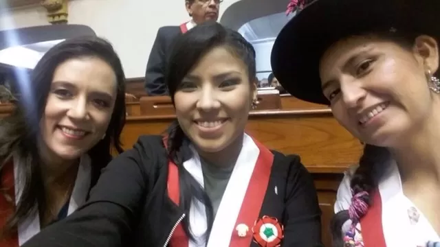 Indira Huilca, congresista de Frente Amplio. Foto: Twitter