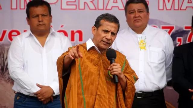  "Yo como presidente de la República no voy a pronunciarme sobre ninguna situación que involucra a candidatos", dijo Humala 