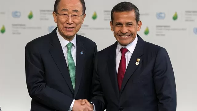 Ollanta Humala participa de la cumbre del cambio climático COP 21. Foto: EFE