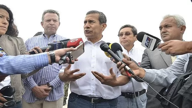 Ollanta Humala, presidente de la República. Foto: Andina