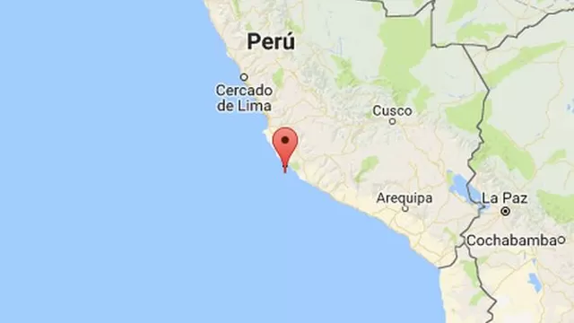 Ica: sismo de 5.4 grados se registró en San Juan de Marcona 